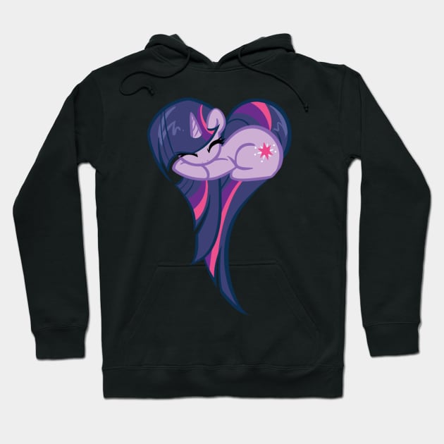 Heart Of Twilight Sparkle Hoodie by BambooDog